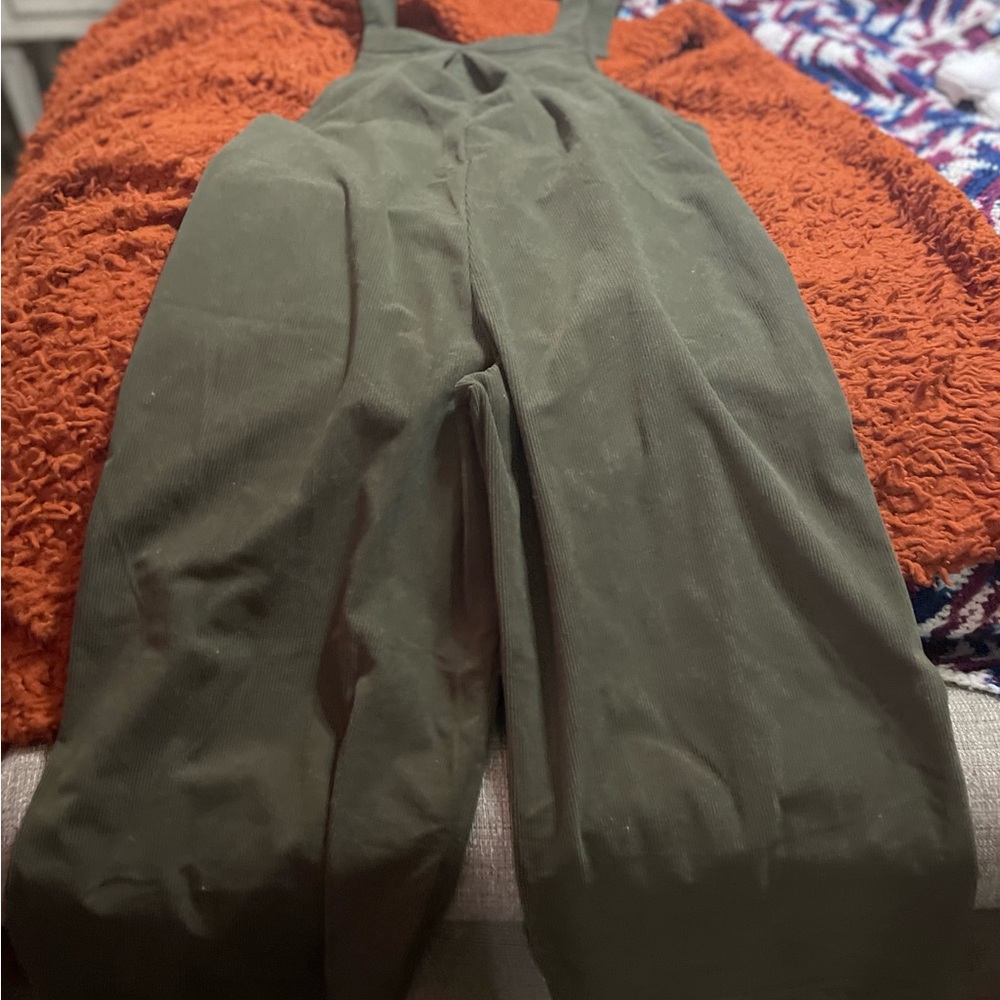 Olive Green Women's Jumpsuit